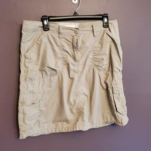 L.O.G.G. khaki cargo skirt